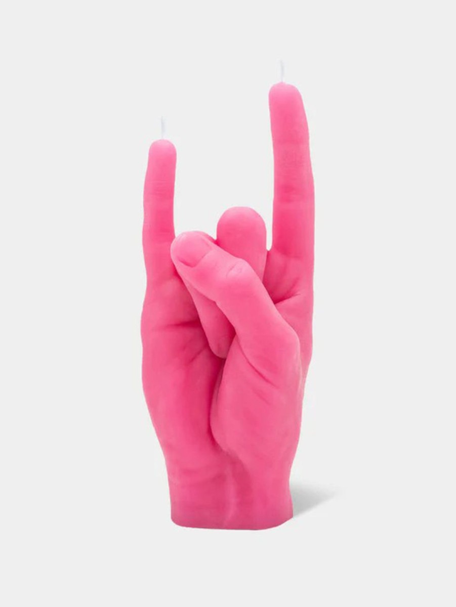 Lifestyle 54 CELSIUS Candles | You Rock Candle Hand Pink