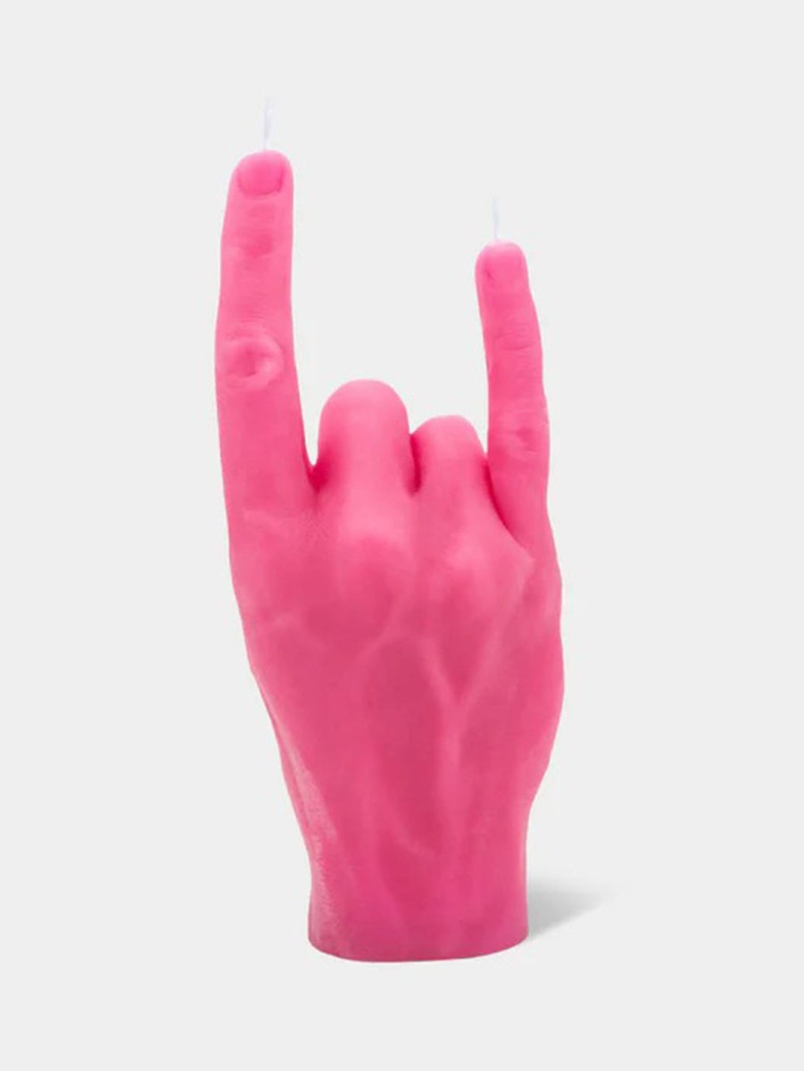 Lifestyle 54 CELSIUS Candles | You Rock Candle Hand Pink