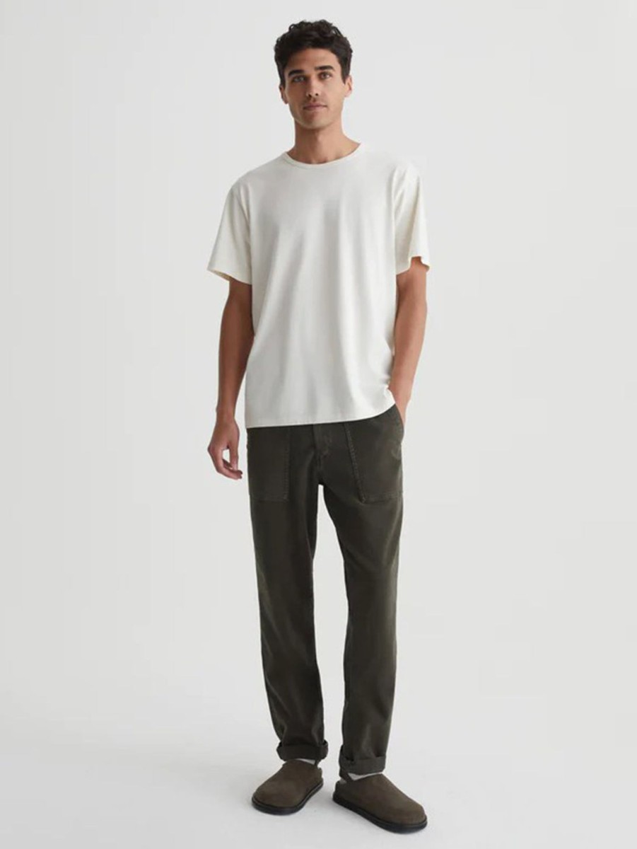 Men AG Jeans Pants | Wells Fatigue Pant - Sulfur Forest Moss Slform