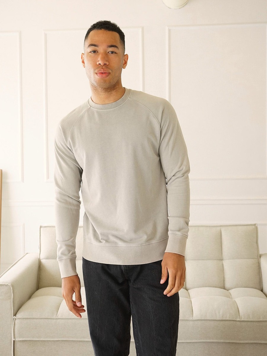 Men Benson Sweaters & Sweatshirts | Whistler French Terry Sweatshirt Light Grey