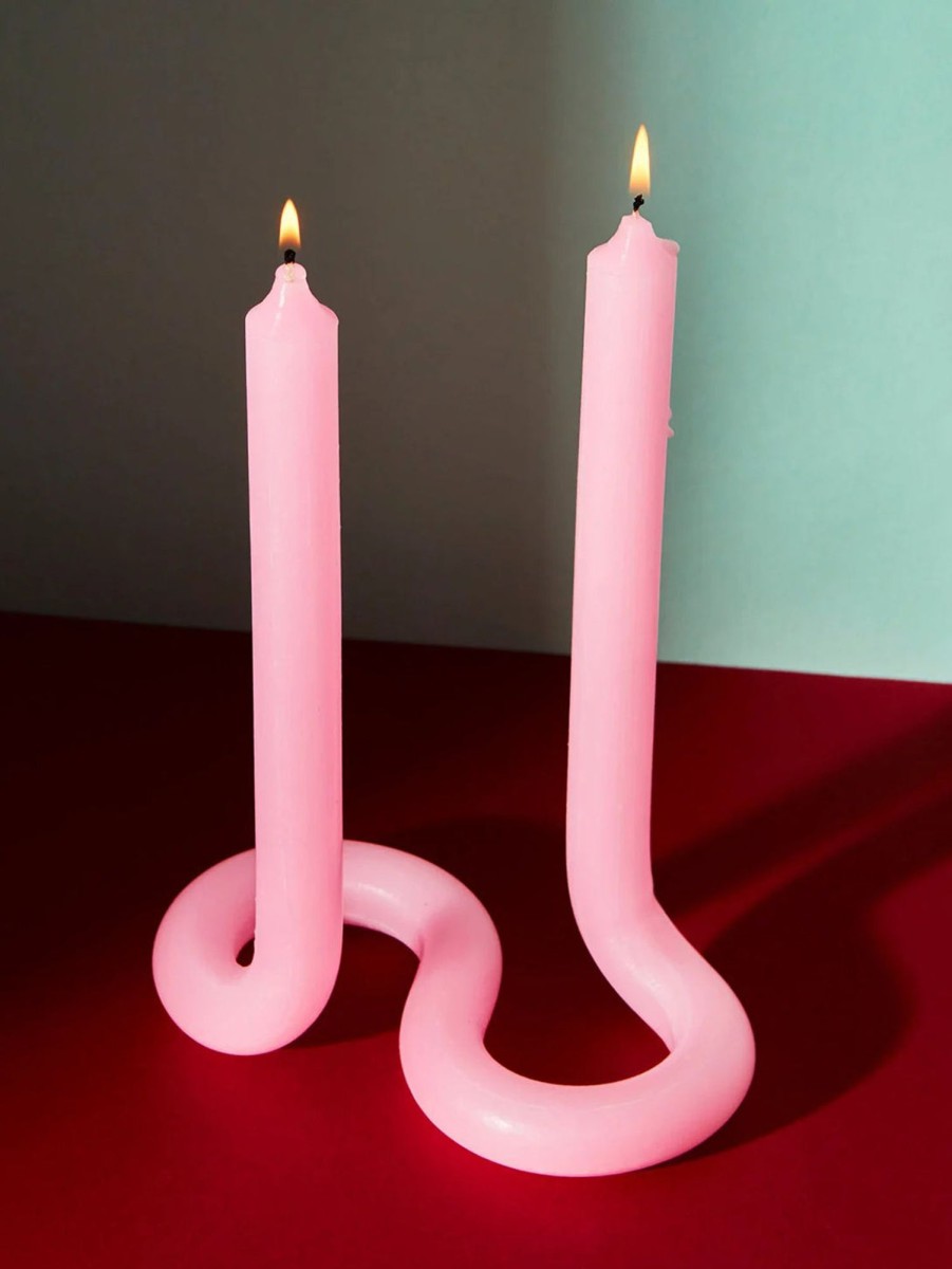 Lifestyle 54 CELSIUS Candles | Twist Candle - Light Pink Lt Pink