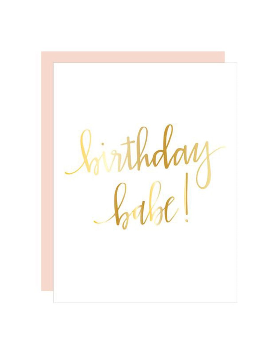 Lifestyle CHEZ GAGNE LETTERPRESS Stationery | Greeting Card Birthday Babe