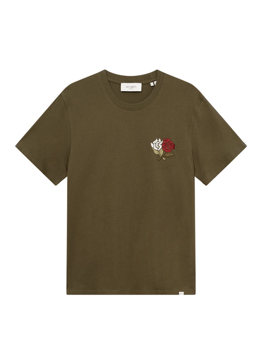 Men LES DEUX T-Shirts | Felipe T-Shirt Olive Night