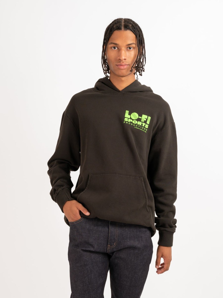 Men PASADENA LEISURE CLUB Sweaters & Sweatshirts | Lo-Fi Hoodie Faded Black