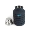 Lifestyle QUE BOTTLE Home | Collapsible Bottle 20 Oz Coal Metallic Char