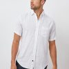 Men Rails Shirts & Polos | Fairfax Short Sleeve Shirt White