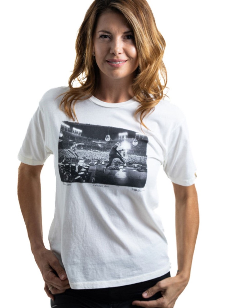 Men CLINCH by GOLDEN GOODS T-Shirts | Pearl Jam Stage Vintage White