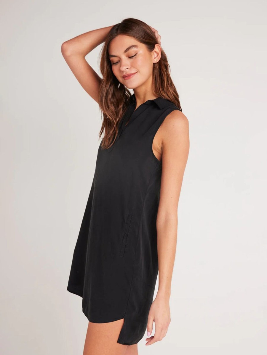 Women Bella Dahl Dresses & Jumpsuits | A-Line Sleeveless Dress Vintage Black