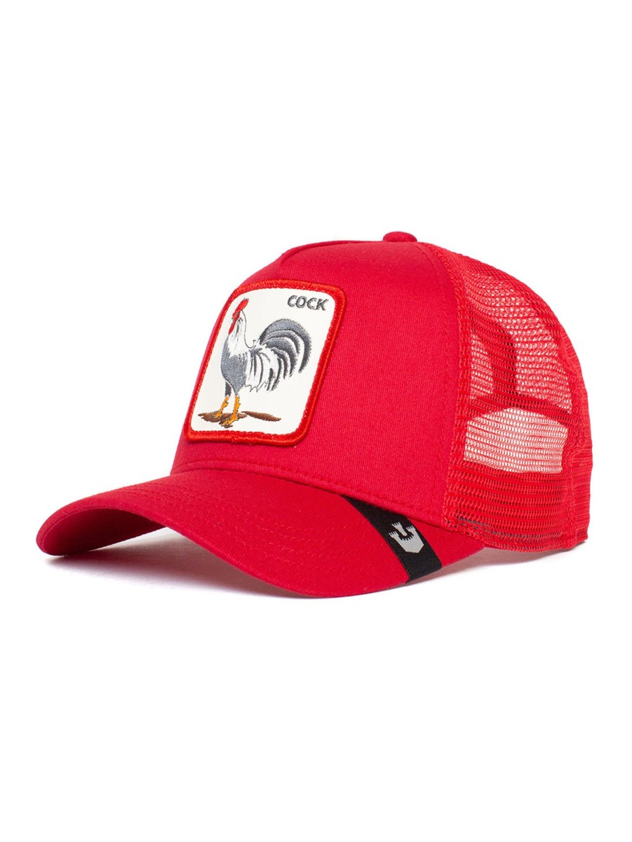 Men GOORIN BROTHERS Hats | Rooster Trucker Hat Red