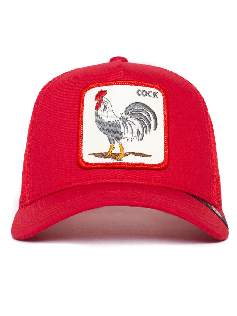 Men GOORIN BROTHERS Hats | Rooster Trucker Hat Red