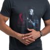 Men CLINCH by GOLDEN GOODS T-Shirts | Willie Nelson Tee - Vintage Black Vintage Blk