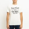 Men Retro Brand Black Label T-Shirts | Pink Floyd The Wall T-Shirt Antique White