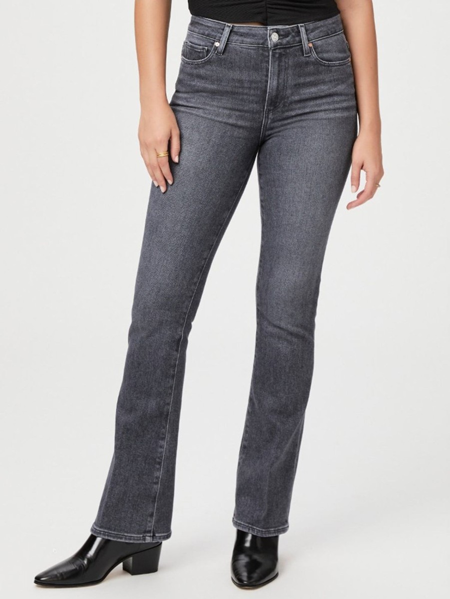 Women Paige Jeans | Laurel Canyon Bootcut Jean - Ash Black Ash Blk