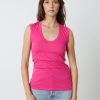 Women Velvet T-Shirts | Estina Fitted Tank