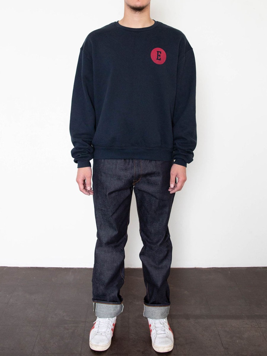 Men EDWIN JEANS Sweaters & Sweatshirts | Nippon Crew Navy