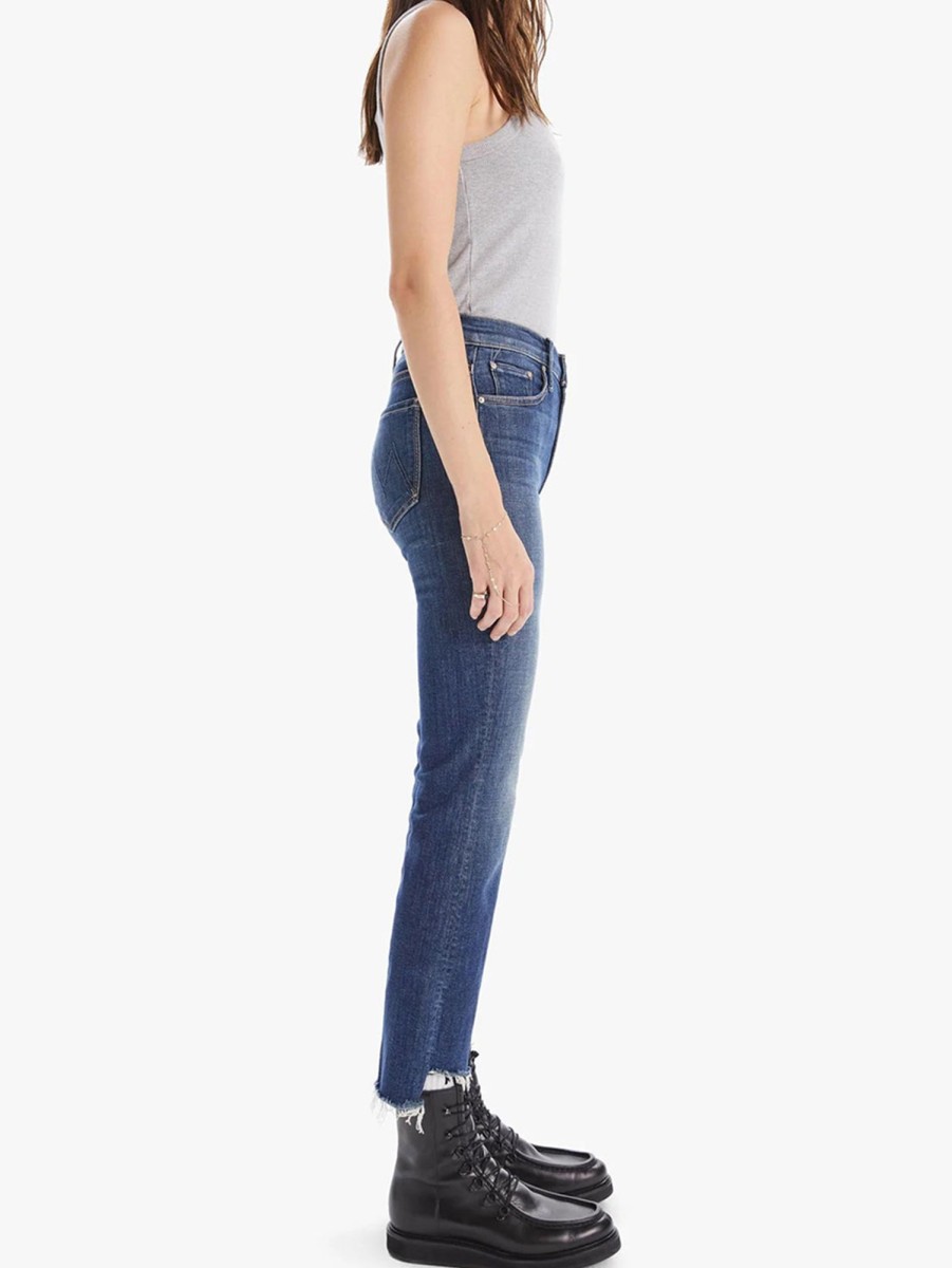 Women Mother Jeans | Insider Crop Step Fray Ankle Jean - Girl Crush Gcr