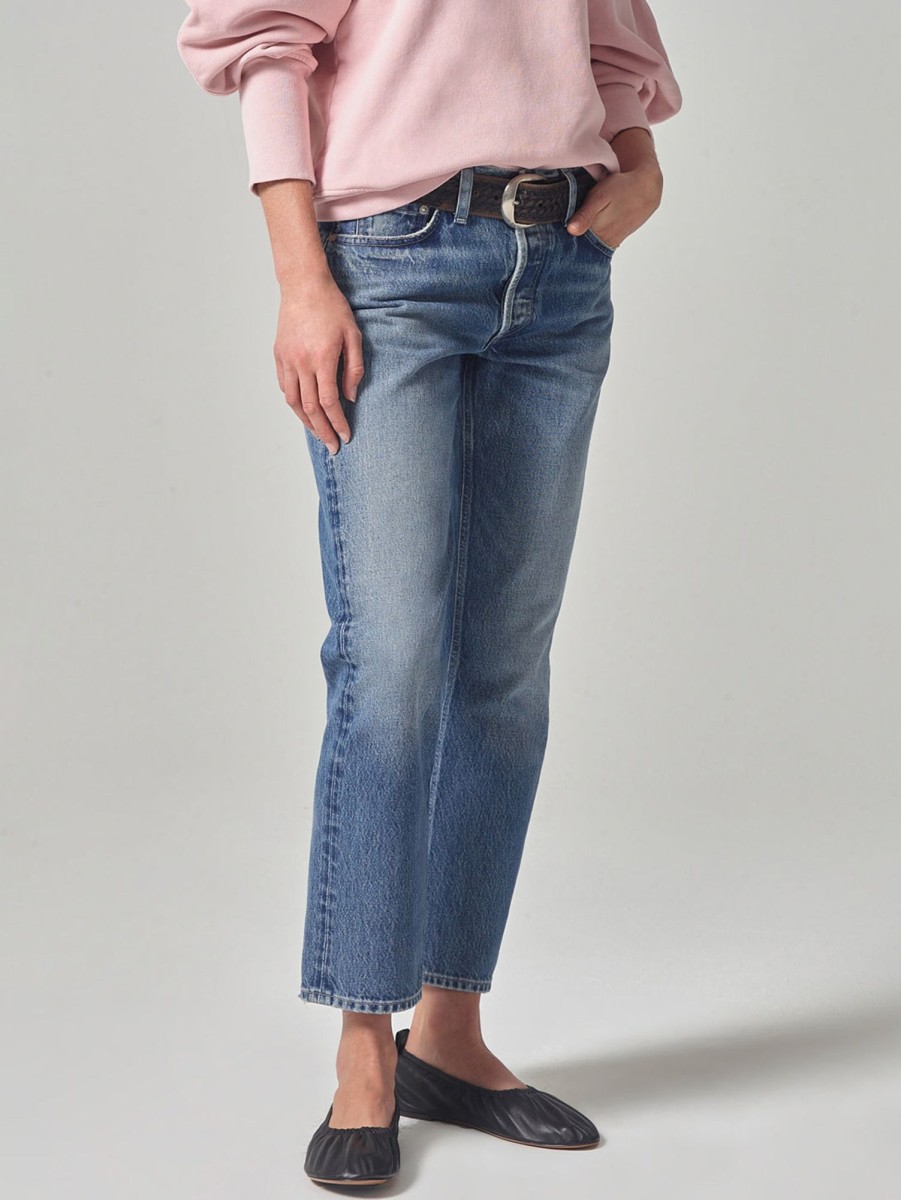 Women Citizens of Humanity Jeans | Isla Low Rise Straight Jean Maxwell