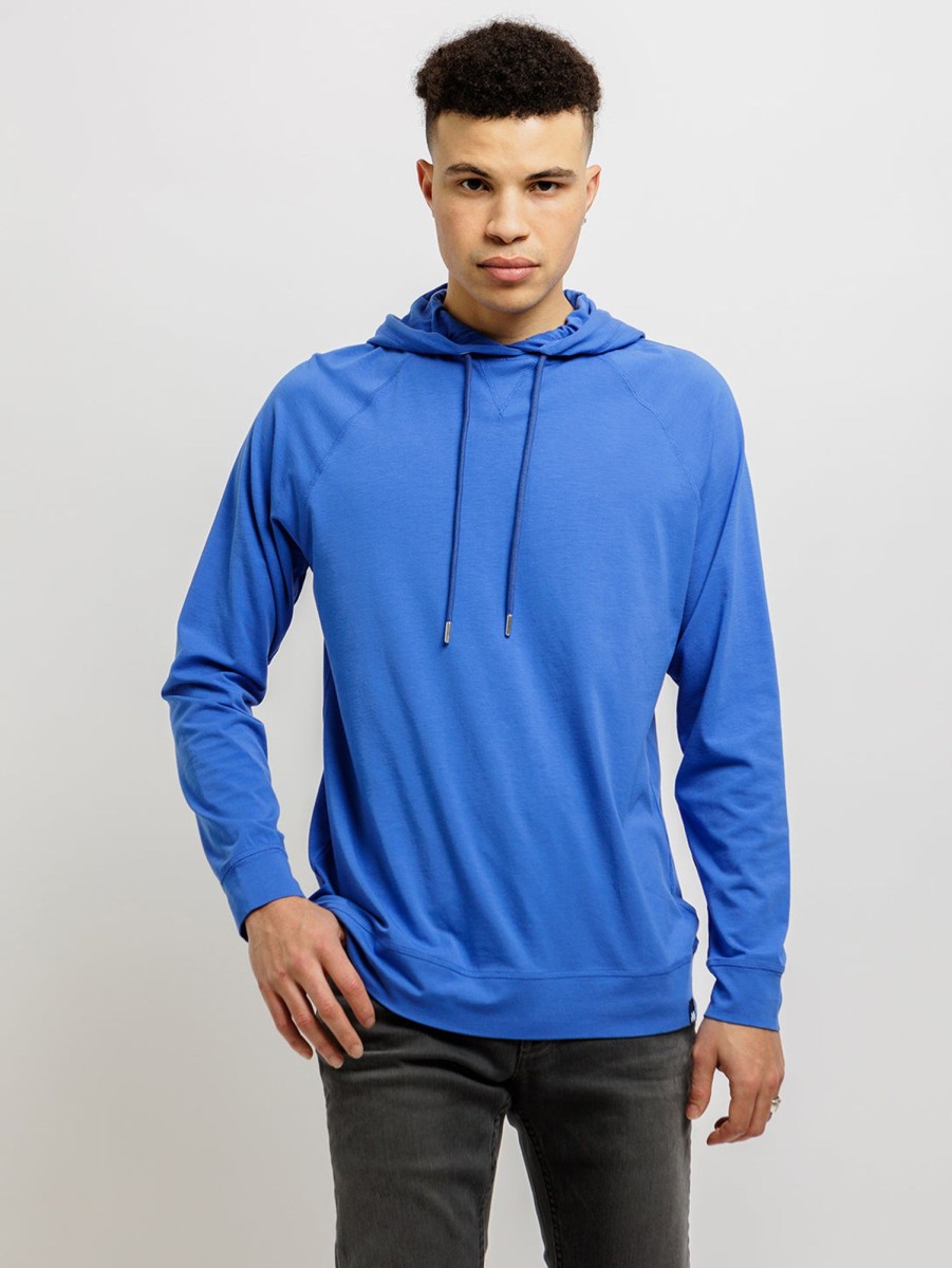 Men Benson Sweaters & Sweatshirts | Laguna Hoody Blue Lagoon