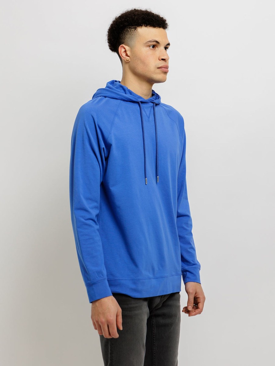 Men Benson Sweaters & Sweatshirts | Laguna Hoody Blue Lagoon