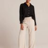 Women Bella Dahl Pants | Smocked Waist Wide Leg Pant Cliffside