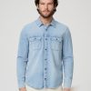 Men Paige Shirts & Polos | Abraham Denim Shirt Braylen