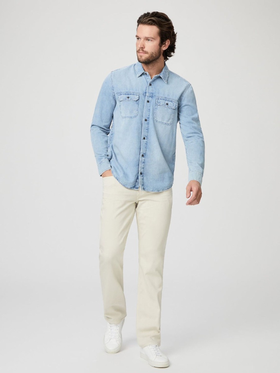 Men Paige Shirts & Polos | Abraham Denim Shirt Braylen