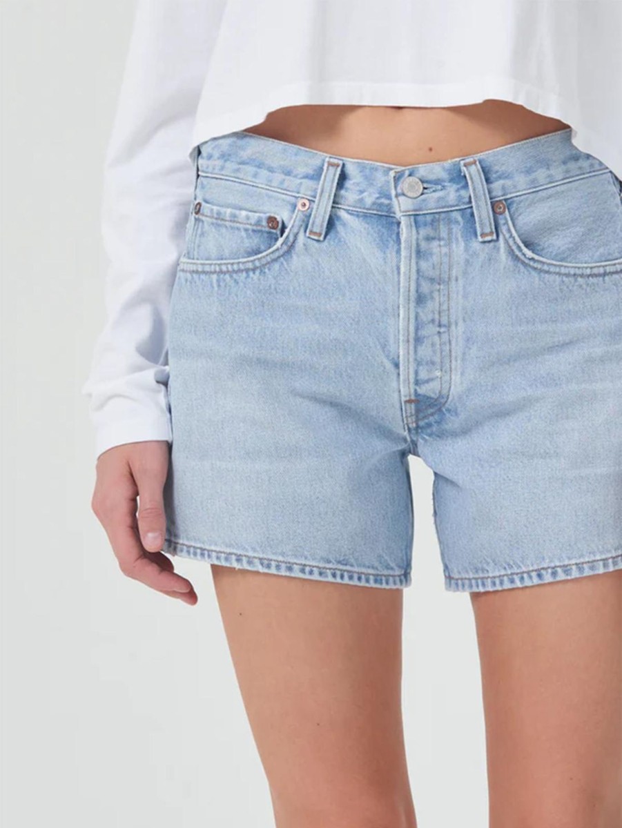 Women AGOLDE Shorts & Skirts | Parker Long Jean Short Twister