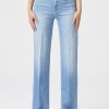 Women Paige Jeans | Leenah High Rise Wide Jean Nightingale