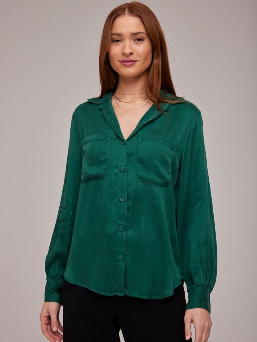 Women Bella Dahl Shirts | Two Pocket Shirt