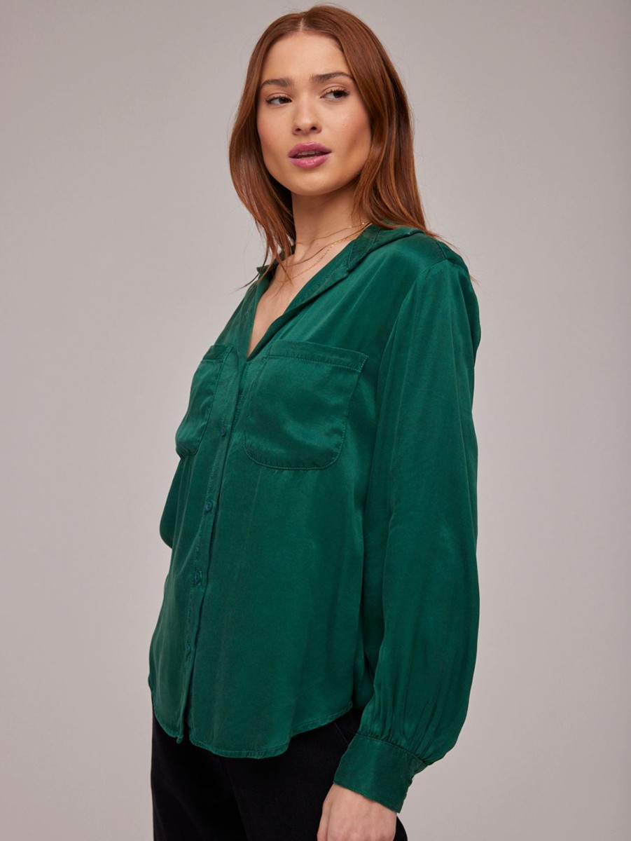 Women Bella Dahl Shirts | Two Pocket Shirt