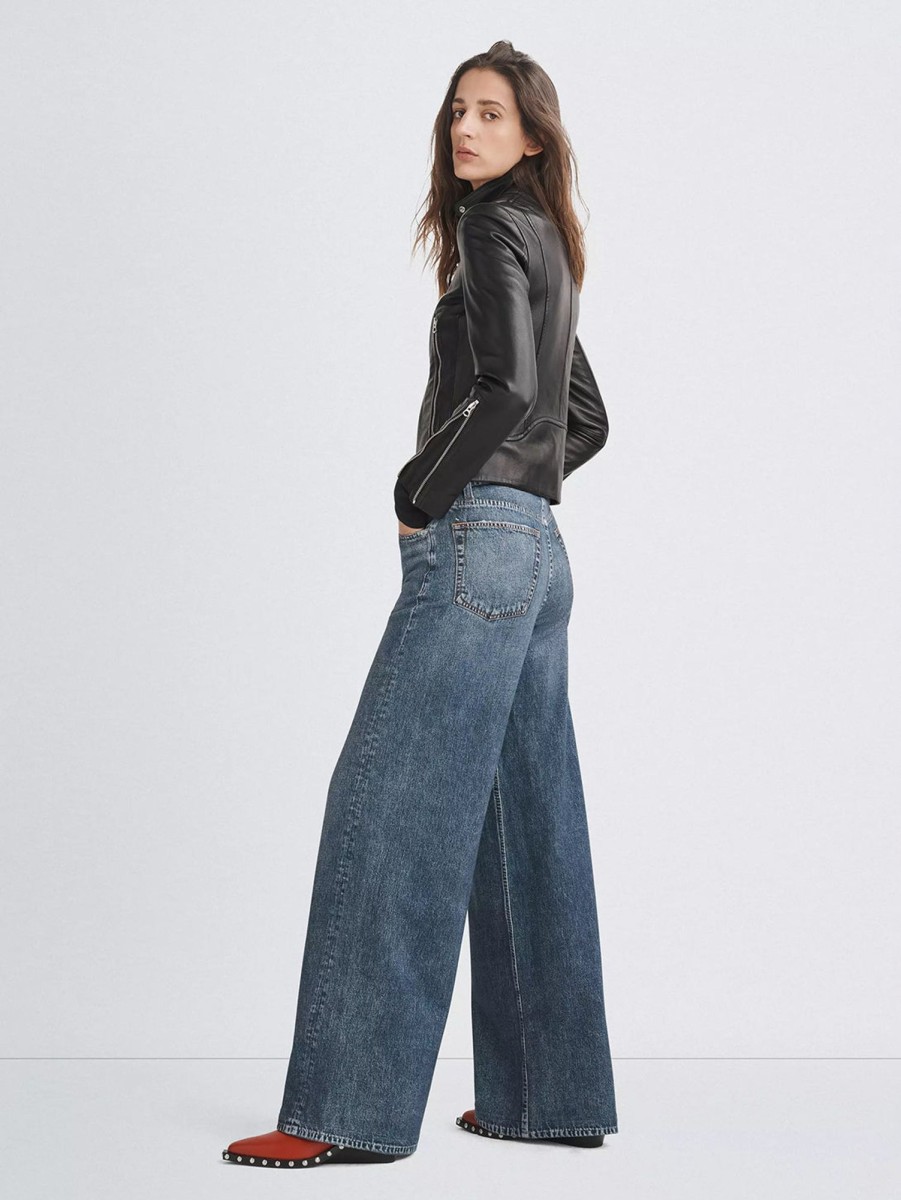 Women RAG + BONE Jeans | Miramar Sofie Wide Jean - Kimber Kimber Was