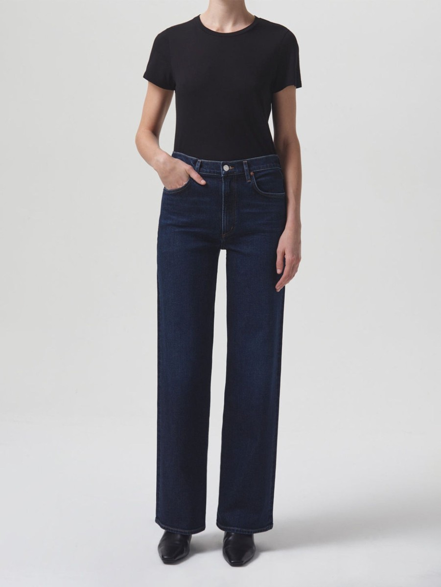 Women AGOLDE Jeans | Harper Mid Rise Straight Jean Tion Forma