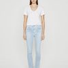 Women AG Jeans Jeans | Mari High Rise Crop Straight Jean- 21 Yr Coastline 21Yr Coastline