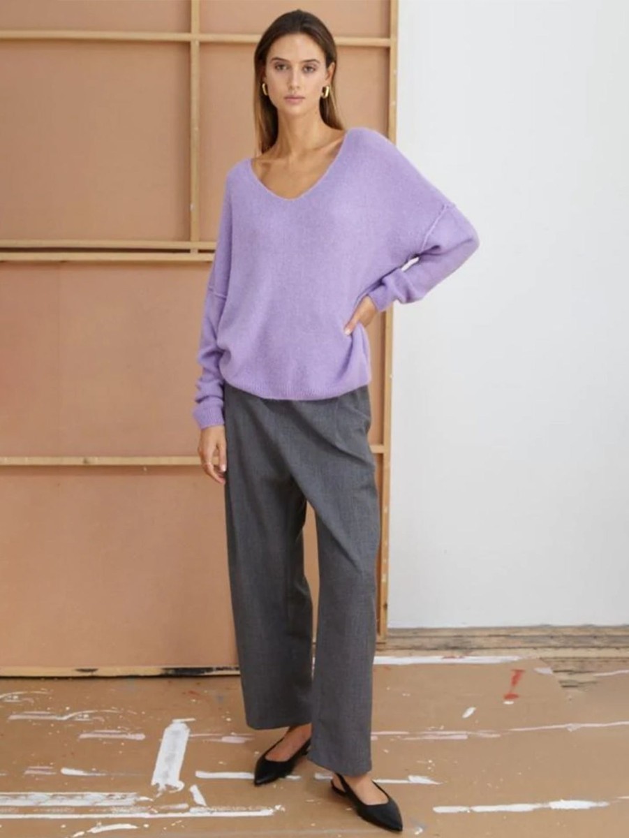 Women CHARLI Sweaters & Sweatshirts | Hailey V-Neck Sweater