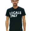 Men AVIATOR NATION T-Shirts | Locals Only T-Shirt Charcoal