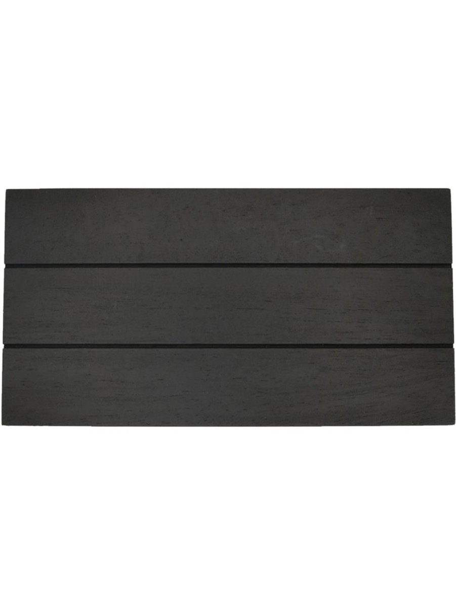 Lifestyle SWEET WATER DECOR Home | Rectangular Wood Tray - Black Blk