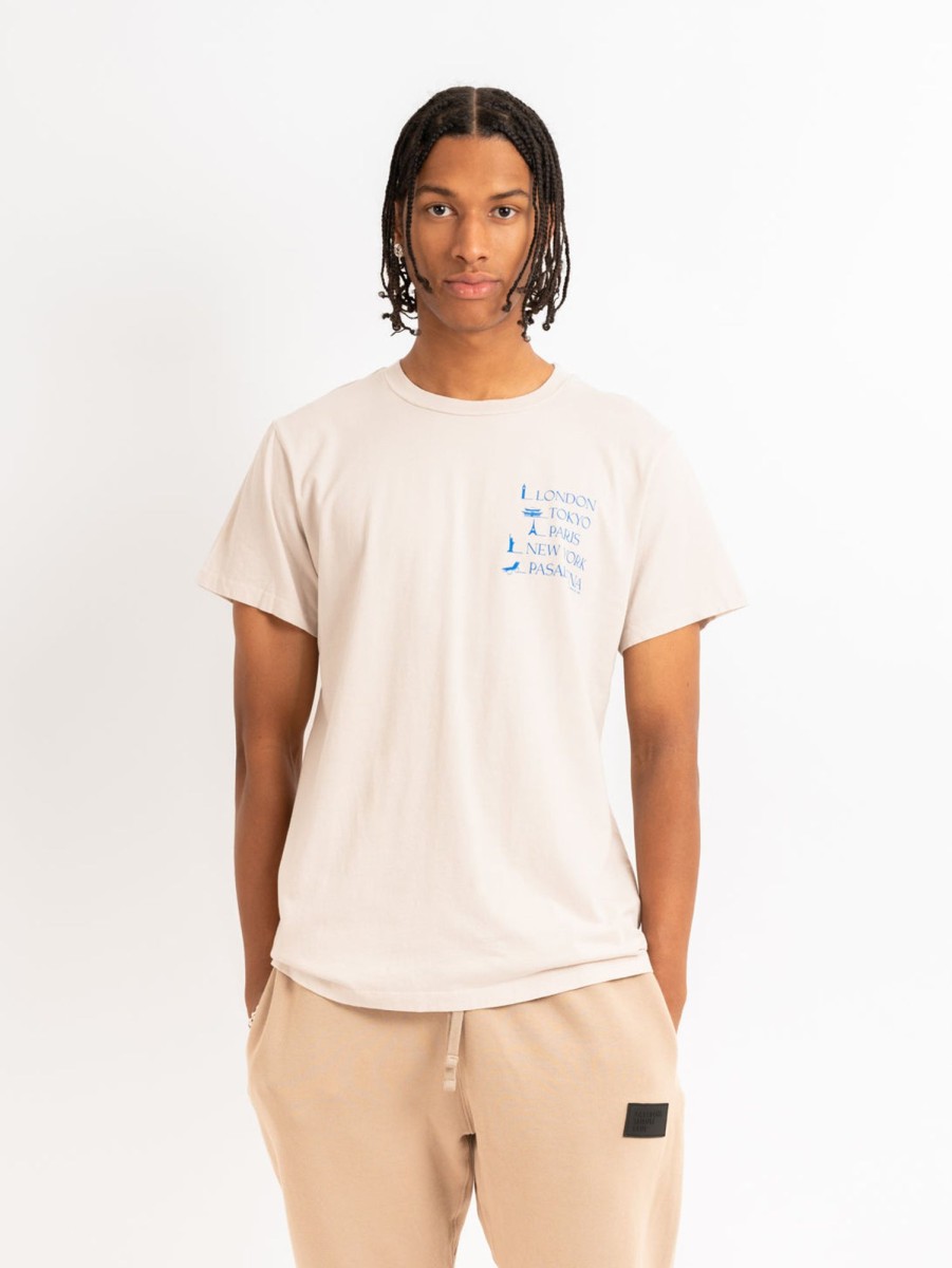 Men PASADENA LEISURE CLUB T-Shirts | Landmarks Tee Bone