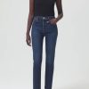 Women AGOLDE Jeans | Riley High Rise Straight Long Jean - In Divided