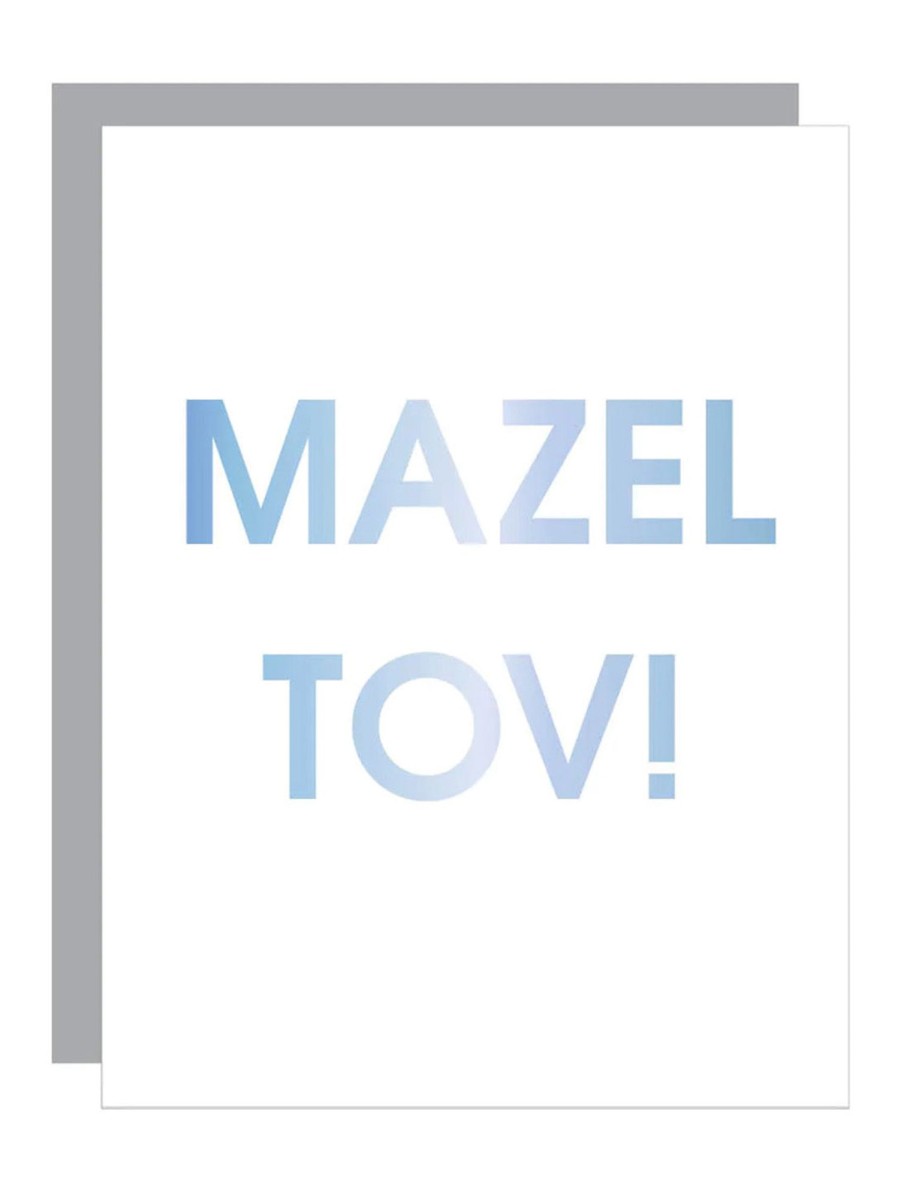 Lifestyle CHEZ GAGNE LETTERPRESS Stationery | Tov Greeting Card Mazel