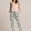 Women Bella Dahl Pants | Pocket Jogger Pants Oasis Green