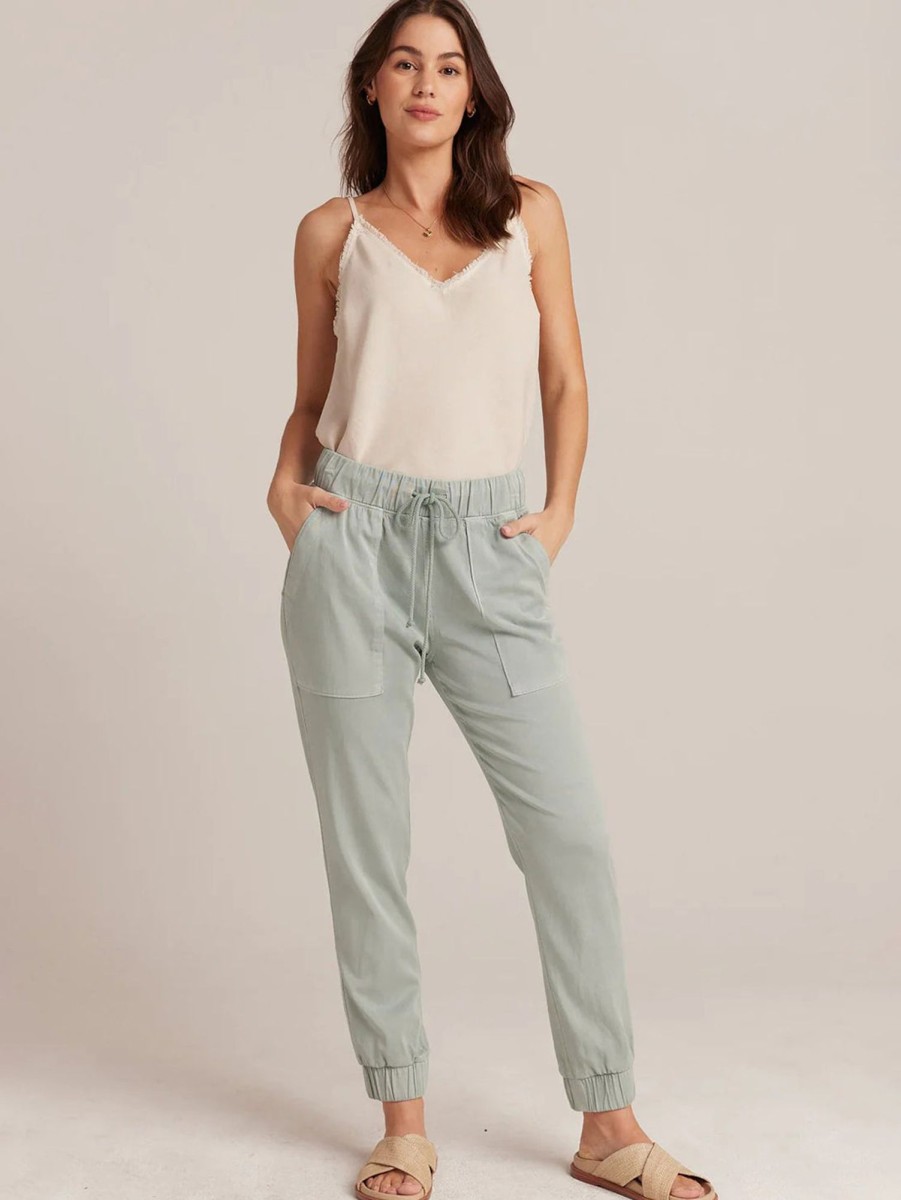 Women Bella Dahl Pants | Pocket Jogger Pants Oasis Green