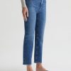 Women AG Jeans Jeans | Saige Straight Crop Jean Ed Alibi Destruct