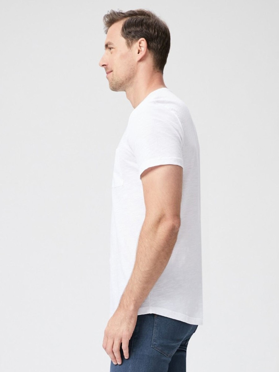 Men Paige T-Shirts | Kenneth Crew T-Shirt - Fresh White