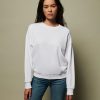 Women NATION Sweaters & Sweatshirts | Jovie Clasic Sweatshirt White