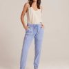 Women Bella Dahl Pants | Pocket Jogger Pant Blue Peri