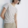 Women RAG + BONE T-Shirts | The Slub Tee - Stripe