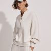 Women VARLEY Sweaters & Sweatshirts | Davidson Sweatshirt Marl Ivory