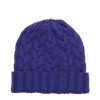 Women Lindo F Hats & Hair Accessories | Charlie Cable Toque - Purple Tones