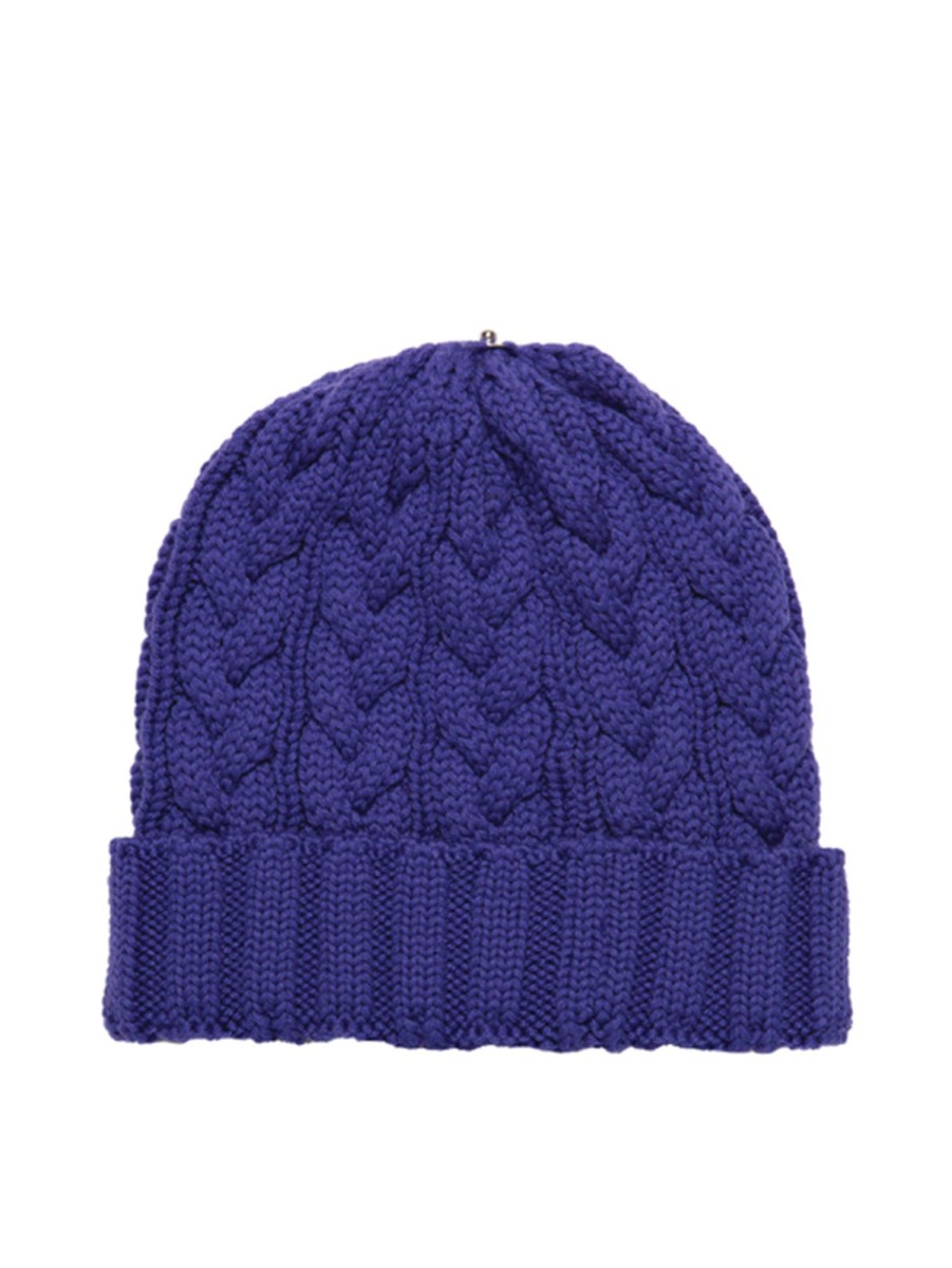 Women Lindo F Hats & Hair Accessories | Charlie Cable Toque - Purple Tones