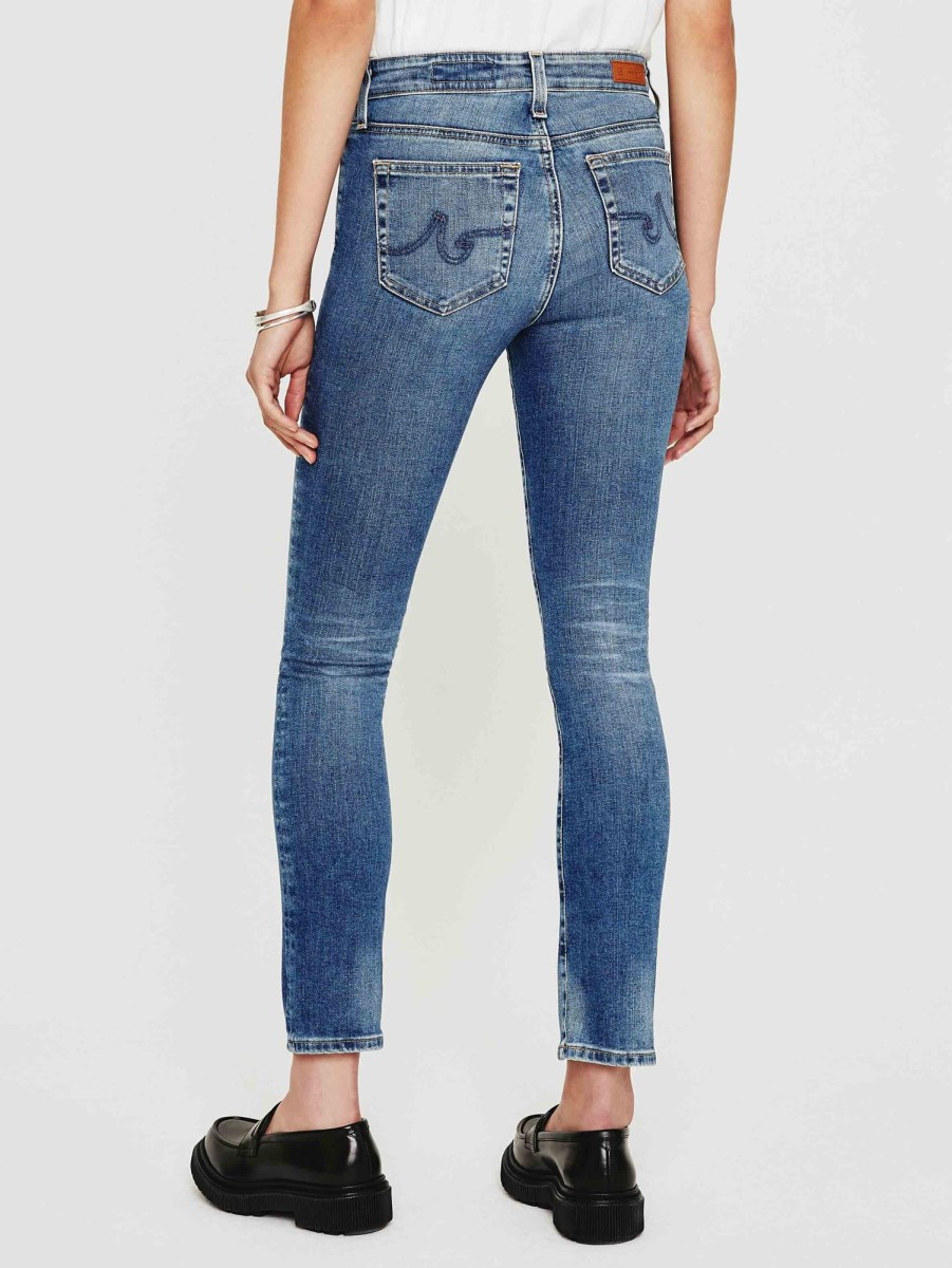 Women AG Jeans Jeans | Mari High Rise Straight Jean 15 Yr Shoreline